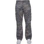 Mens Military Combat Work Casual Army Trousers Grey