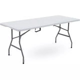 6ft Folding Table Camping Party Picnic BBQ Stall Garden Indoor Outdoor