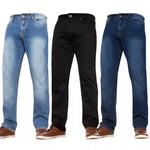 Mens Straight Leg Stretch Jeans