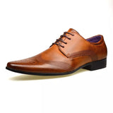 Mens Faux Leather Lace Up Smart Shoes