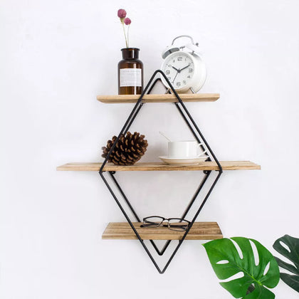 3 Tier Floating Wall Shelves Storage
