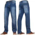 Mens Straight Leg Stretch Jeans