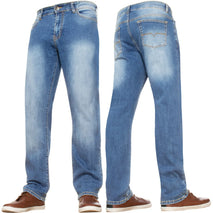 Mens Straight Leg Stretch Regular fit Jeans