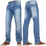 Mens Straight Leg Stretch Jeans