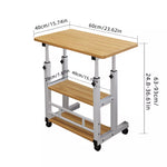 Height Adjustable Small PC Computer Desk Laptop Table