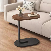 C-Shaped Compact Sofa Side End Table Coffee Table