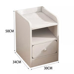 Bedroom Drawer Cabinet Small Slim Bedside Table Sofa End Side Table