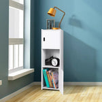 White Free Standing Cabinet   Waterproof Bathroom Storage Cabinet