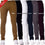 Mens Slim Fit Chinos Stretch Skinny Pants Casual Smart All Waist Jeans - Toplen