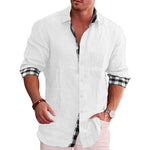 Mens Long Sleeve Summer Casual Shirts